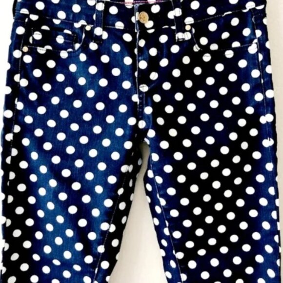 KATE SPADE Polka-Dot 'Broome Street' Jeans NWOT sz 30 - Picture 2 of 8